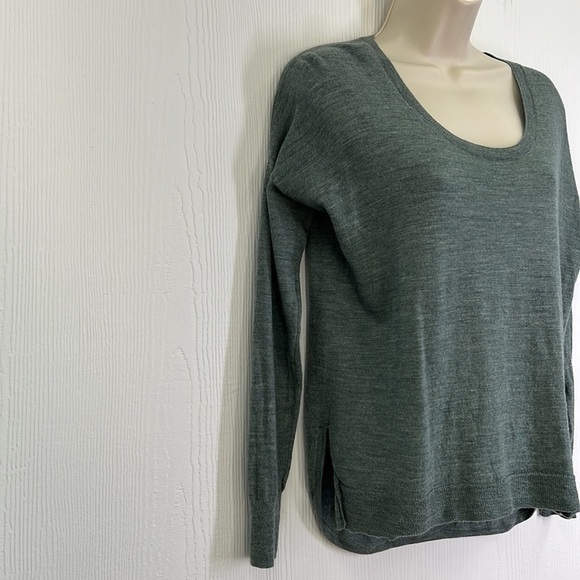 Madewell - Southstar Lightweight Merino Wool Pullover Light Green Sweater SZ XS - Picture 4 of 10